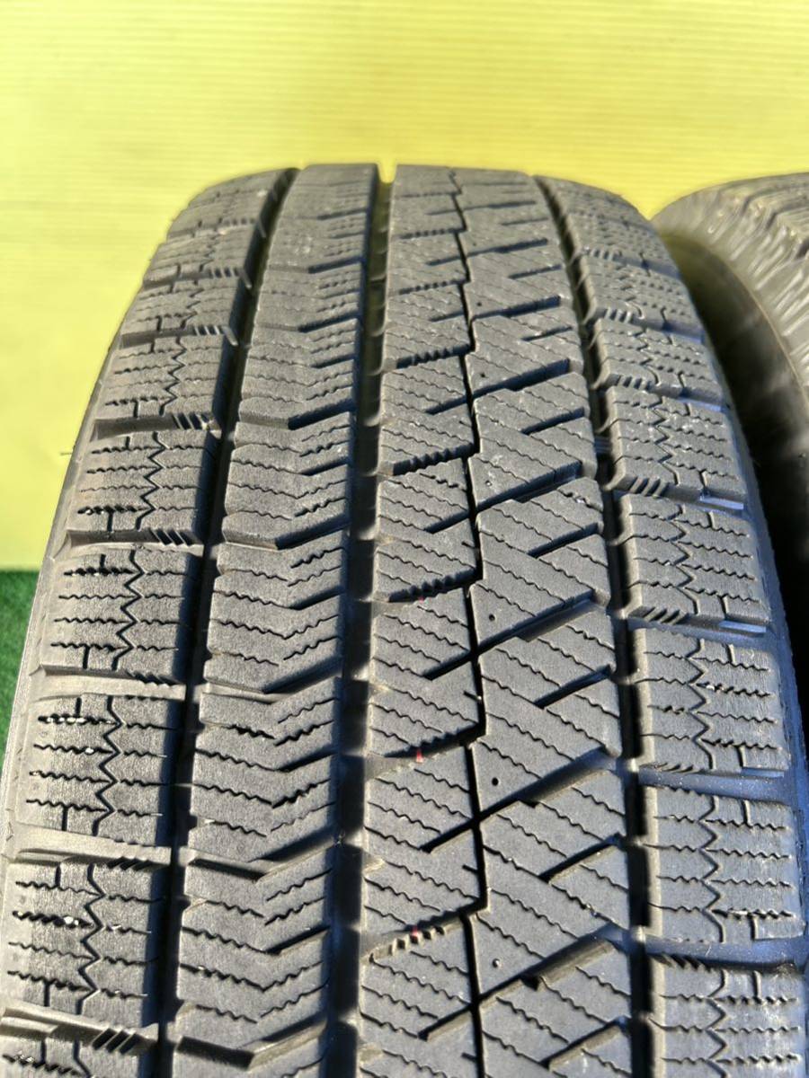 195/65R15 2019年スダットレス ブリヂストンブリザックVRX2 4本セット トヨタウィッシュ10系純正刻印HJ 5穴 PCD100 ET+45 15×6J ハブ54mm_画像8