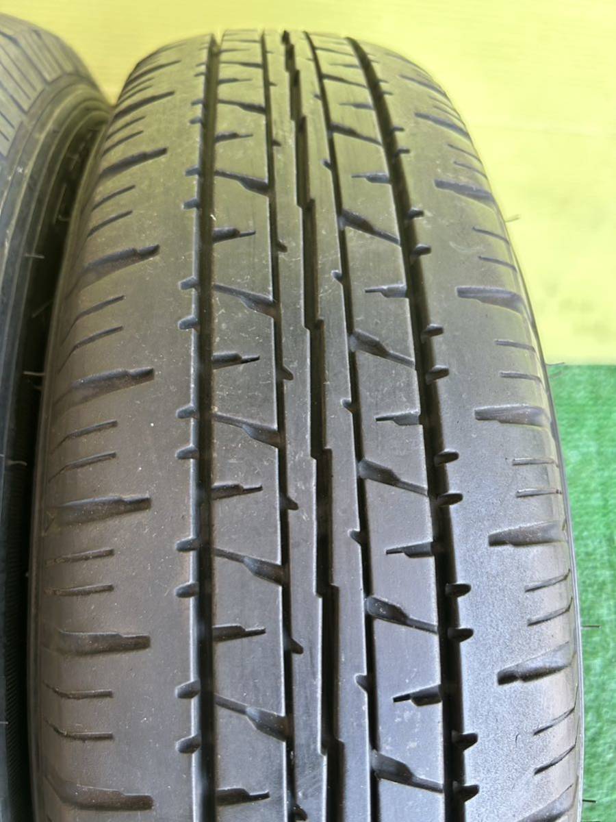 155/80R14 88/86N LT 2022年ノーマル　ダンロップ　ENASAVE４本セット　刻印AL 4穴 PCD100 ET+39 14×5J ハブ54mmプロボックス夏用タイヤ_画像5