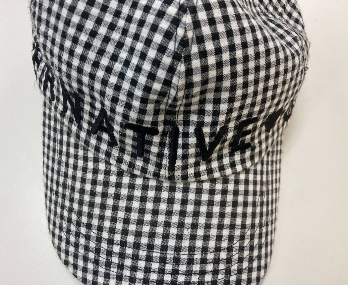 アルジー キャップ ALGYブランド チェックりぼんの可愛いデザイン帽子の画像2
