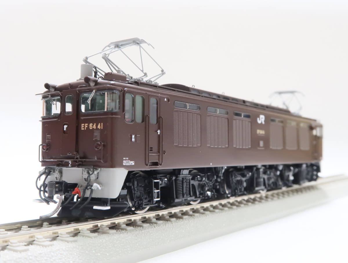 絶版 再生産なし ムサシノモデル EF64 41号機 茶 JR東日本 超希少モデル 車番の金色、スカート上部エンド表記まで再現 浪漫 あすかなど牽引_画像1