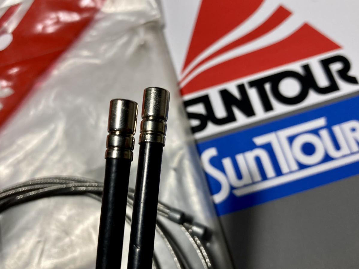 希少 サンツアー シフト用アウター&インナーケーブルセット 希少 サンツアー シフト用アウター&インナーケーブルセット