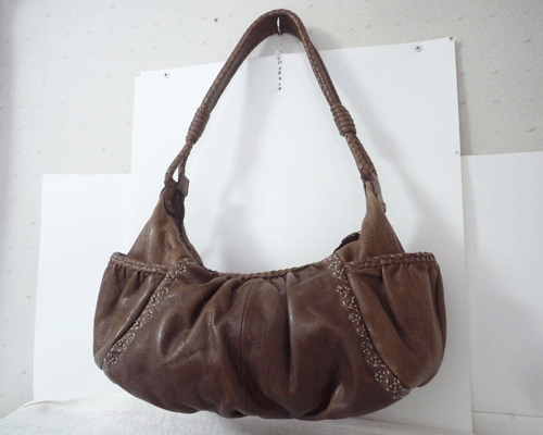 ボックス21　box21　レザー　ブラウン　茶　肩掛けショルダー　ハンド　バッグ　レディース_画像2