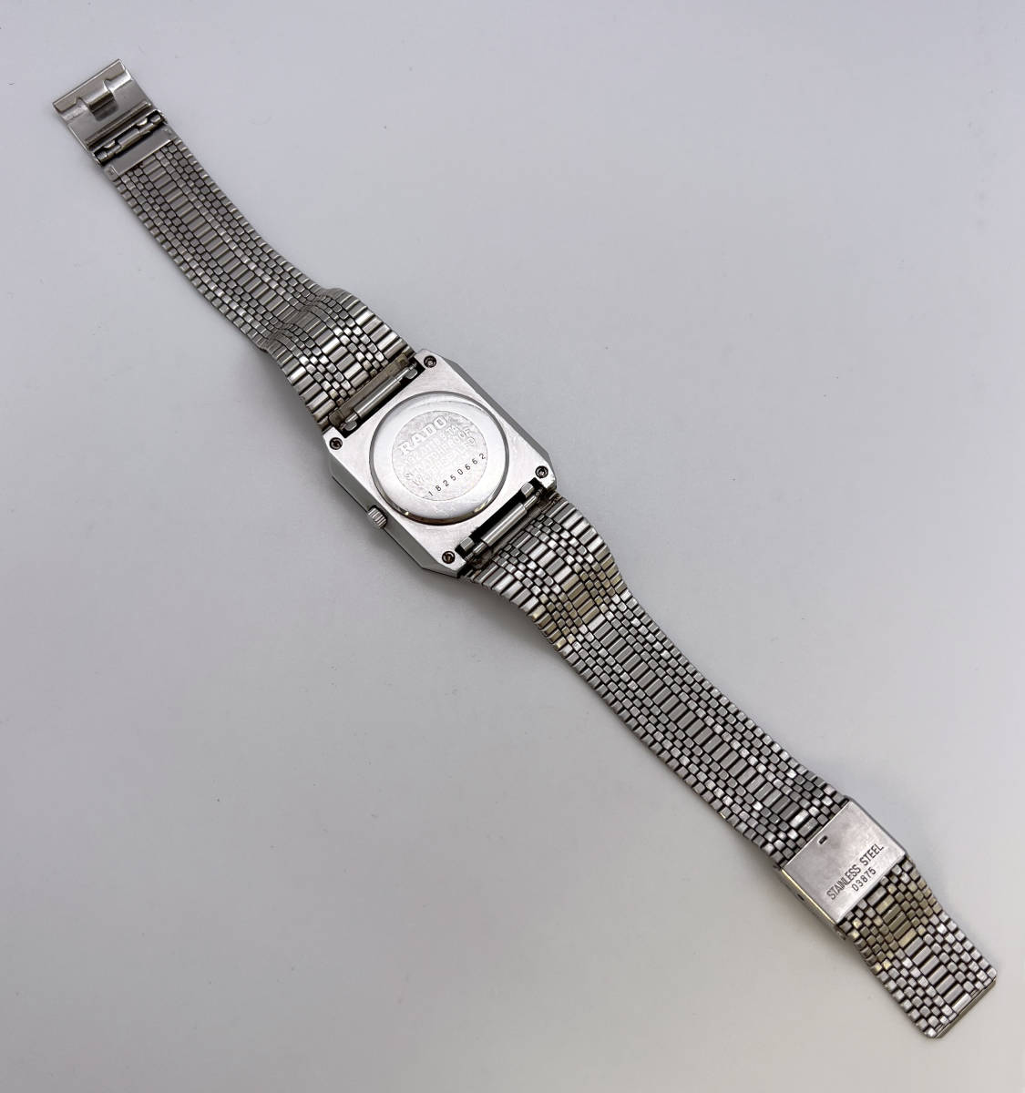 【電池交換済み】RADO ラドー DIASTAR ダイアスター 132.0118.3 クオーツ 黒文字盤 レディース腕時計_画像5