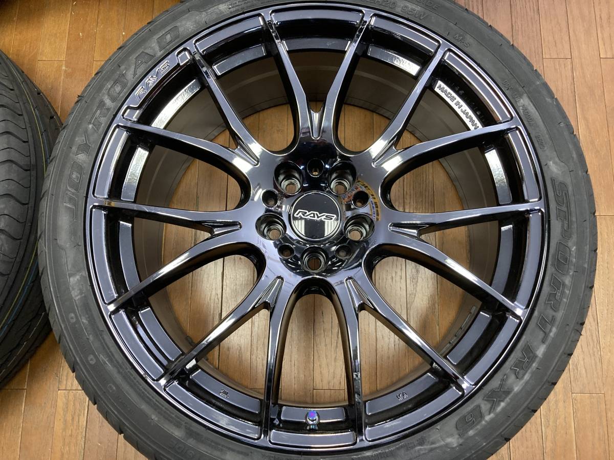 ◆RAYS HOMURA 20インチ◆8.5J+38 5H114.3◆新品タイヤ ジョイロード 245/40R20 2023年製造◆アルファード ヴェルファイア 等◆_画像2