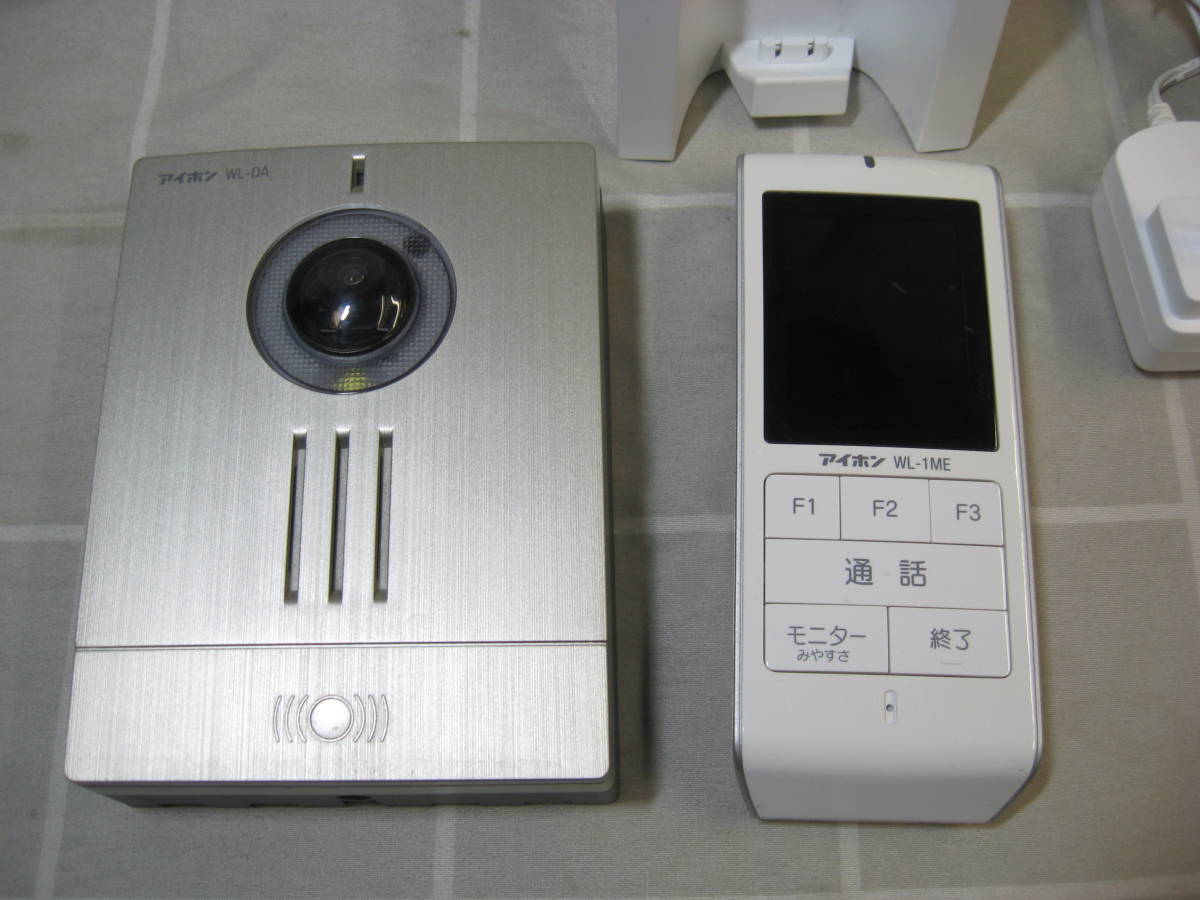 【配線工事不要】アイホン ワイヤレステレビドアホン WL-11 カメラ＆録画機能付 完動品 状態良好 送料無料_画像3