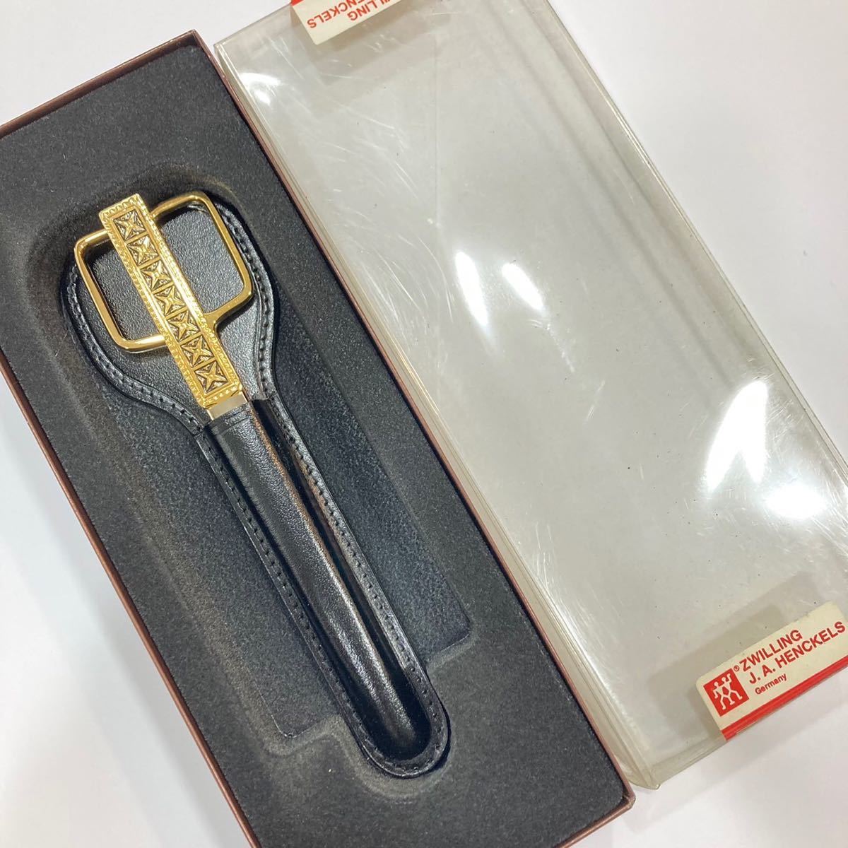 1円～ 未使用保管品 美品 ZWILLING J.A.HENCKELS ツヴィリング ヘンケルス Solingen Germany 鋏 はさみ ペーパーナイフ ゾーリンゲン_画像1