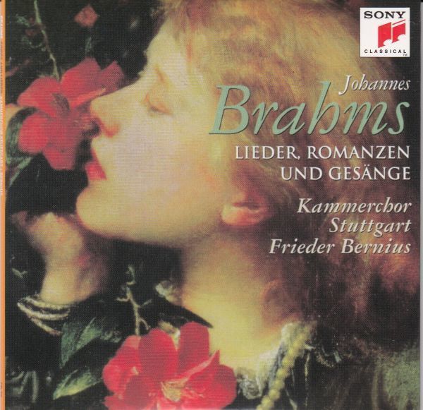 [CD/Sony]ブラームス:4つの歌Op.17&3つの歌Op.42&7つの歌曲Op.62他/F.ベルニウス&シュトゥットガルト室内合唱団 1996_画像1