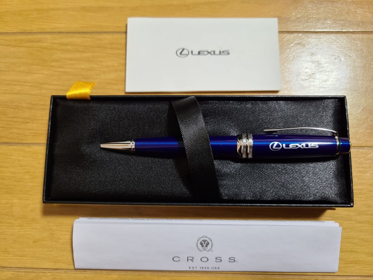 [ unused ] LEXUS twist ballpen Bayley CROSS made Lexus collection 