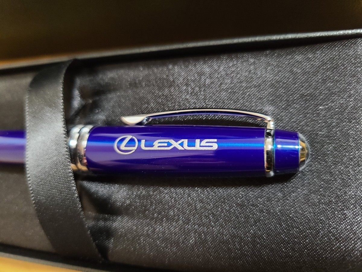 [ не использовался ] LEXUS кручение шариковая ручка Bayley CROSS производства Lexus коллекция 