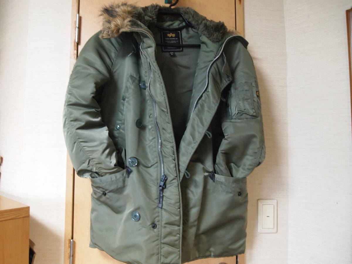 Alpha Industries TYPE N-3B MIL-J-6279 SMALL MADE IN U S A_画像6