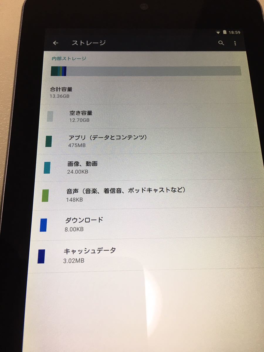 ASUS Nexus 7タブレット 16gb wifi モデル　⑥現状品_画像2