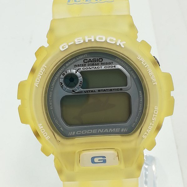 A446a [人気] CASIO カシオ G-SHOCK ジーショック 腕時計 スケルトン DW-6910K-2AT 第6回国際イルカ・クジラ会議 | ファッション小物 P_画像3