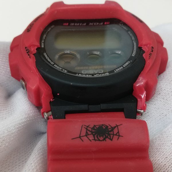 A715a [難あり] CASIO カシオ G-SHOCK 腕時計 レッド DW-6900 H-4T クォーツ | ファッション小物 D_画像8