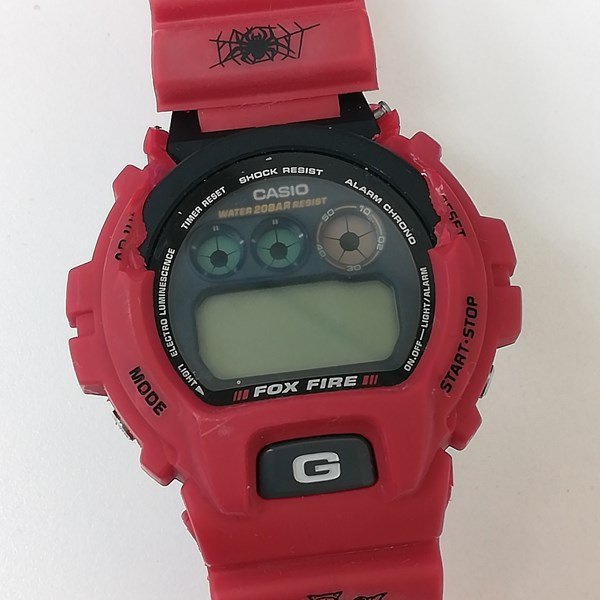 A715a [難あり] CASIO カシオ G-SHOCK 腕時計 レッド DW-6900 H-4T クォーツ | ファッション小物 D_画像3