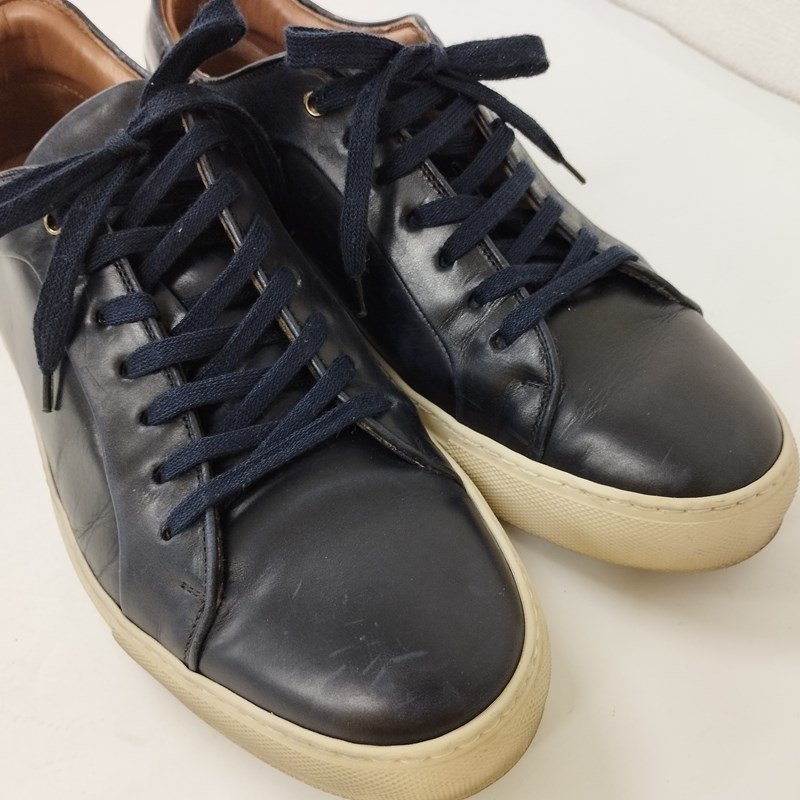 A345b [人気] Paul Smith ポールスミス スニーカー 7 ネイビー 525931 R034 41 MADE IN ITALY | シューズ G_画像7