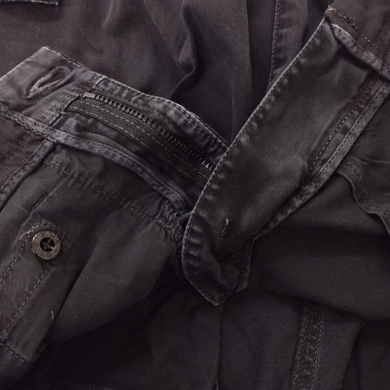 D305b [人気] STONE ISLAND ストーンアイランド Trousers カーゴパンツ W31 ブラック パッチ付 7115321L1 TYPE SK | ボトムス K_画像8