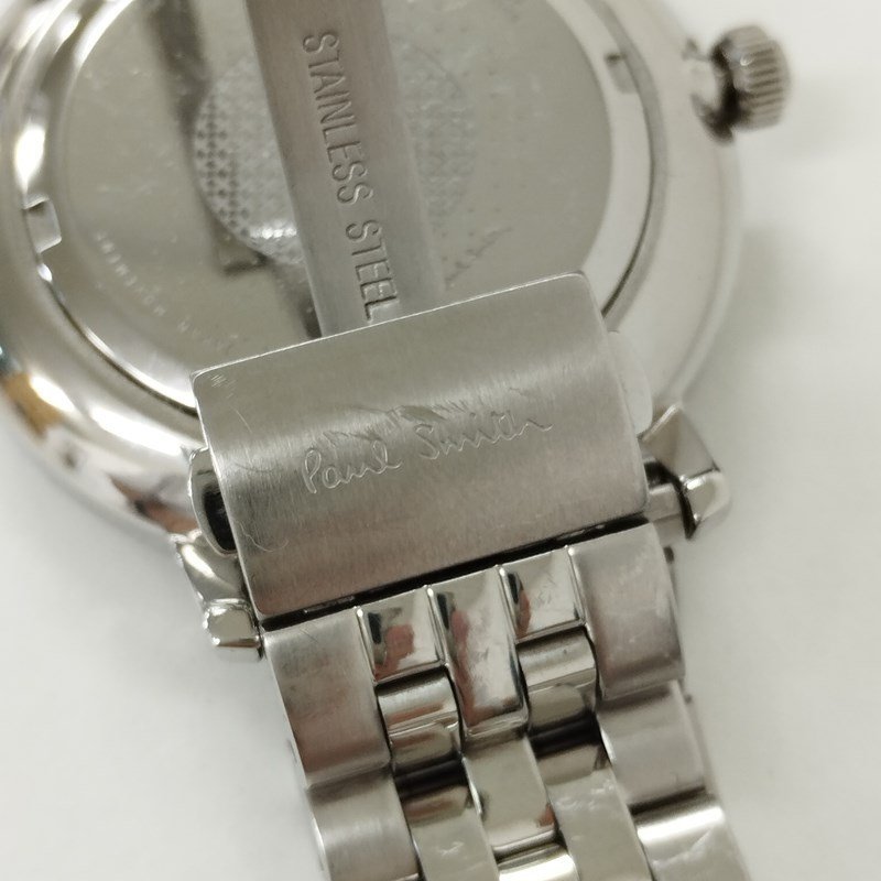 A452a [人気] Paul Smith ポールスミス 腕時計 シルバー P1007 ウォッチ クォーツ | ファッション小物 N_画像7