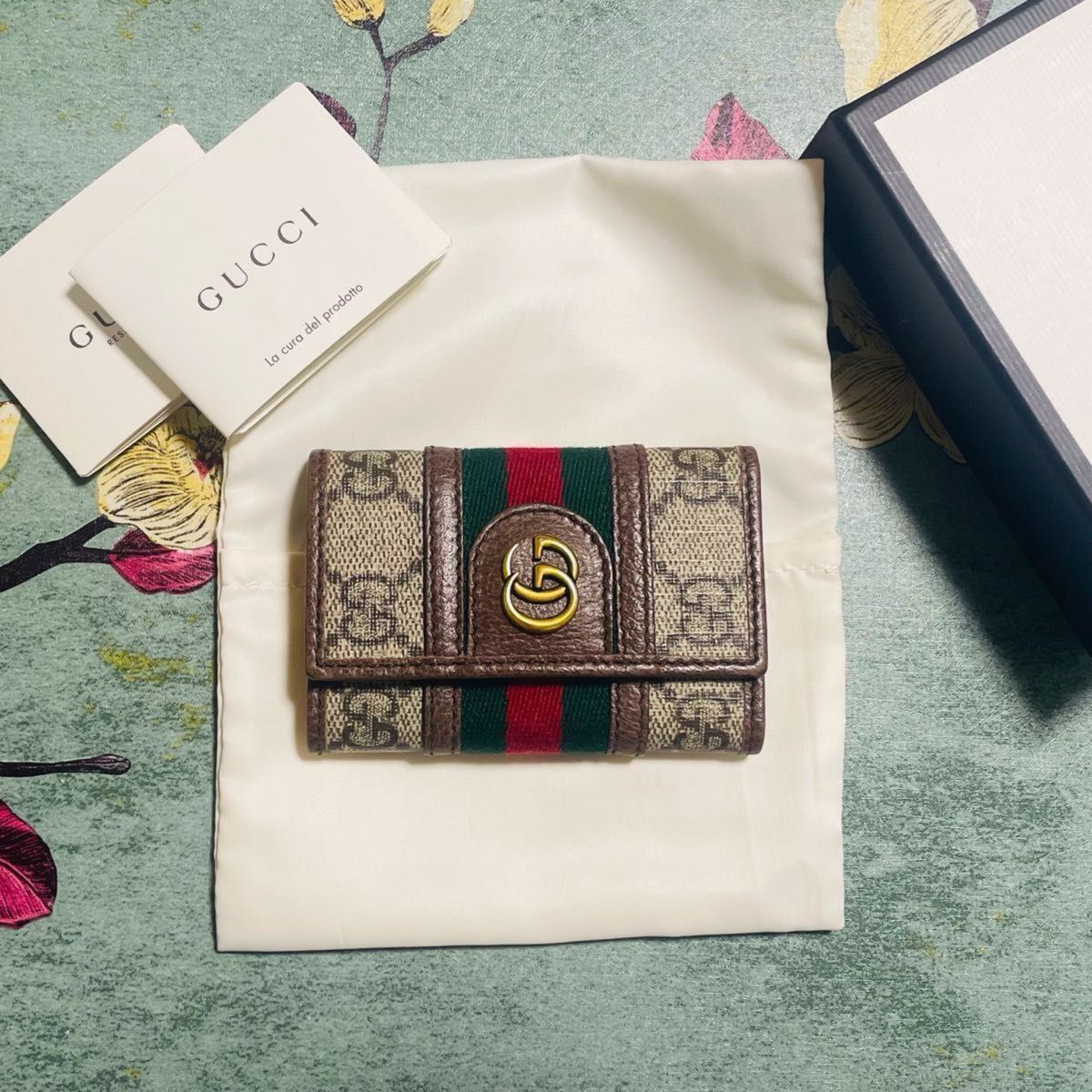 GUCCI グッチ GGスプリーム オフィディア 6連キーケース (鍵入れ)