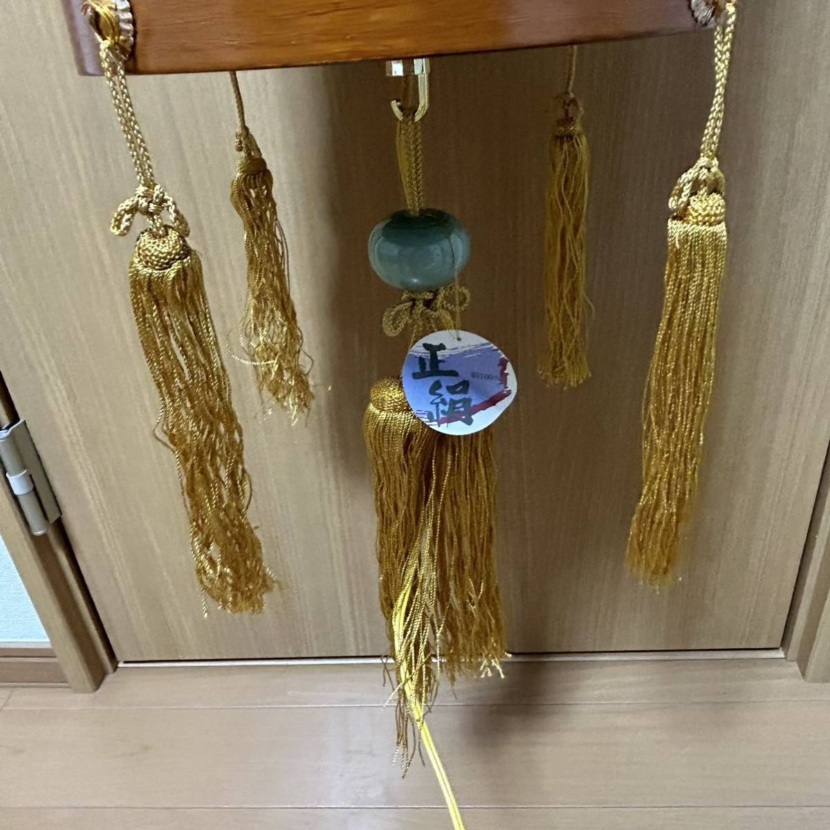 お盆 提灯 住吉提灯 欅9号 絹二重手描き絵 風鎮付 兄弟一同 お盆 提灯 住吉提灯 欅9号 絹二重手描き絵 風鎮付 兄弟一同