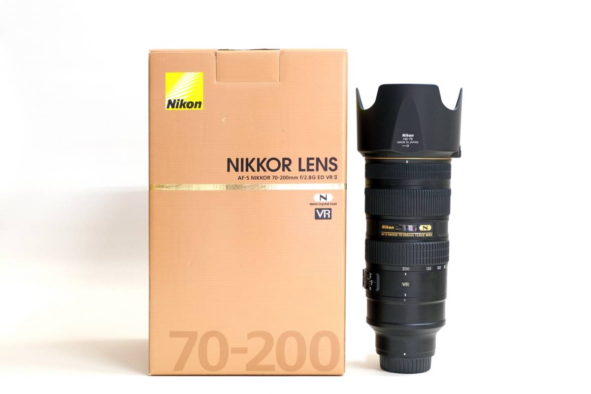 ニコン　レンズ　AF-S NIKKOR 70-200mm f/2.8G ED VRII_画像1