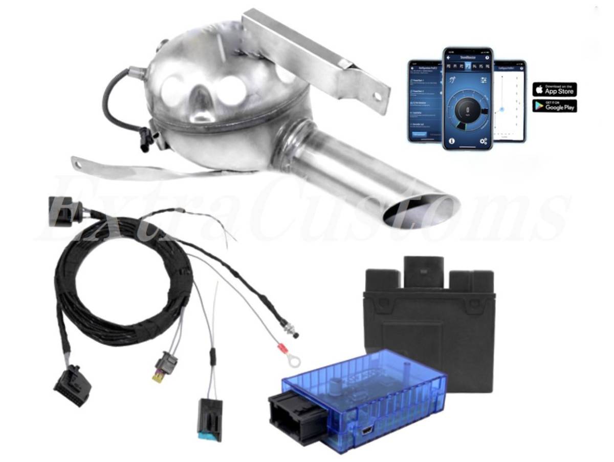  active sound booster Pro muffler sound enhancing kit attaching Jeep Grand Cherokee WK2
