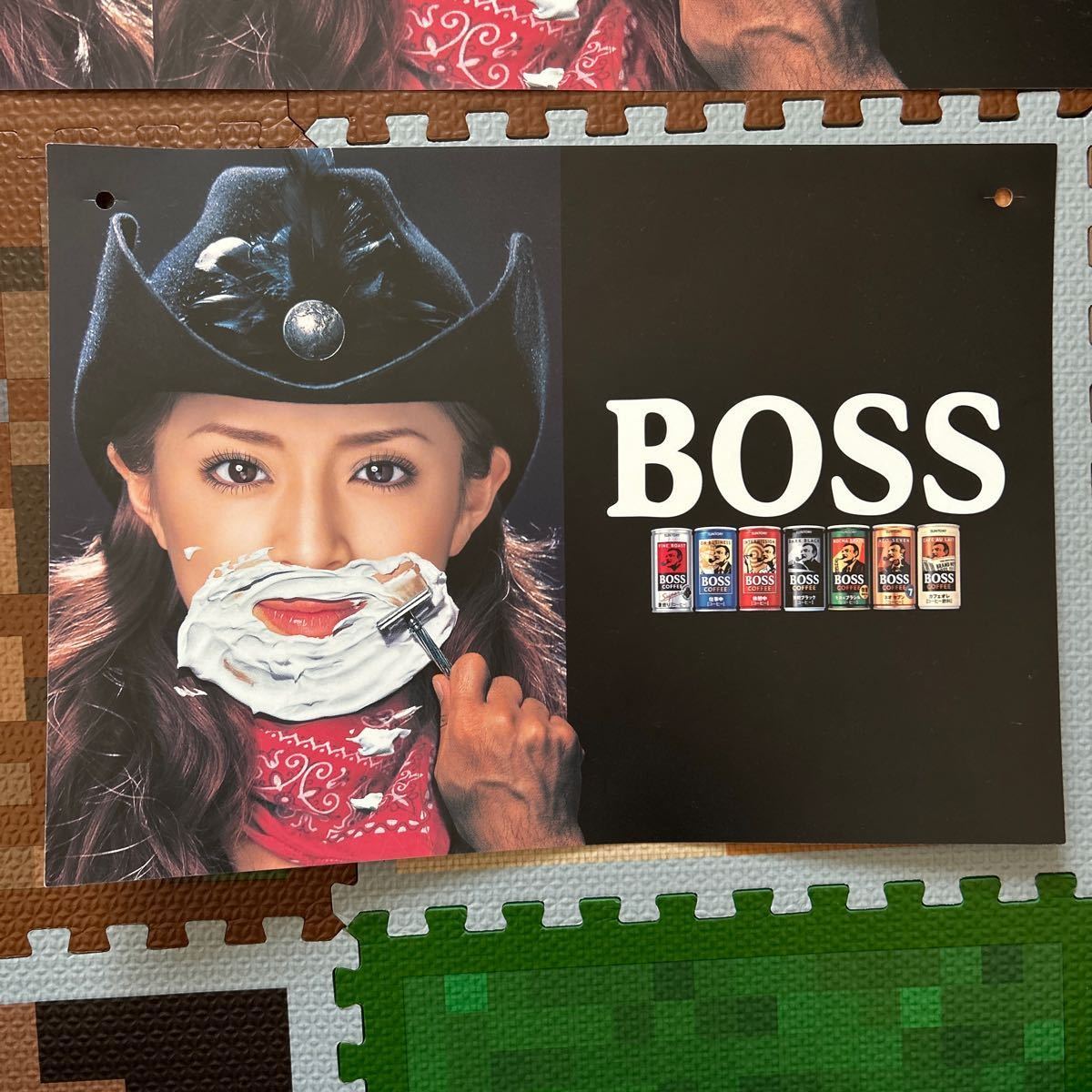 浜崎あゆみ BOSS コラボ レア‼️ Bibian 比比昂 - 浜崎あゆみ BOSS ポスター レア 非売品 ボス