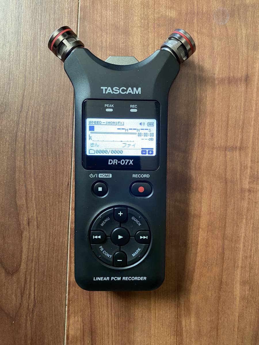 ■送料無料■TASCAM DR-07X タスカム リニア PCMレコーダー USBオーディオインターフェース ステレオオーディオレコーダー 音響機材_画像2