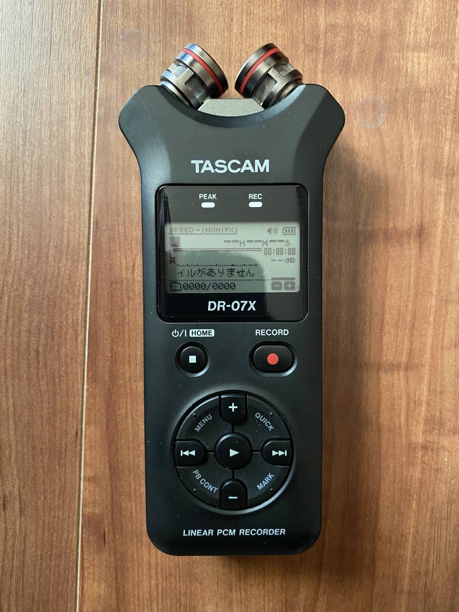 ■送料無料■TASCAM DR-07X タスカム リニア PCMレコーダー USBオーディオインターフェース ステレオオーディオレコーダー 音響機材_画像3