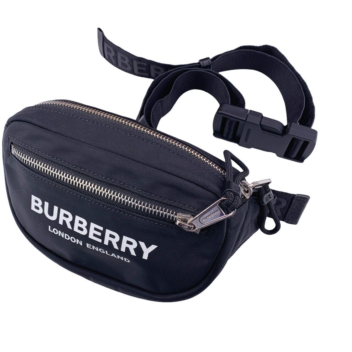 【中古】 BURBERRY バーバリー ボディバッグ・ウエストポーチ キャノン ウエストバッグ BK 23034832 NT_画像1