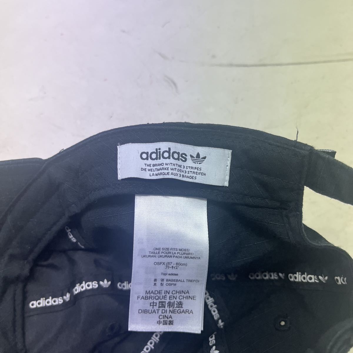  free shipping *adidas Adidas cap hat black size free #51216miamt