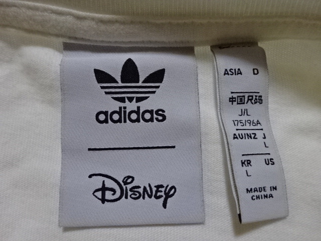 ■1202■アディダス ADIDAS×Disney ディズニー●半袖Tシャツ L●_画像2