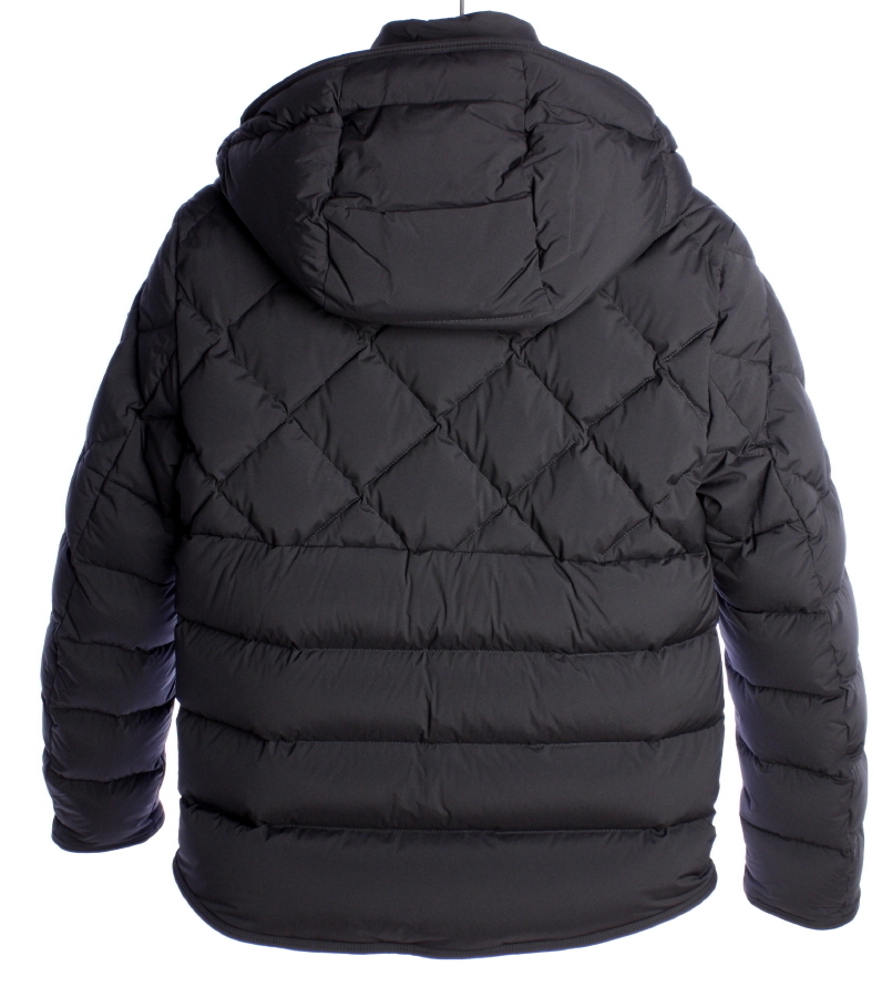 26万4000円　22AW モンクレール　ステッチ切替ナイロン ダウン ジャケット　ダークネイビー　国内正規品　MONCLER　#B4_画像3