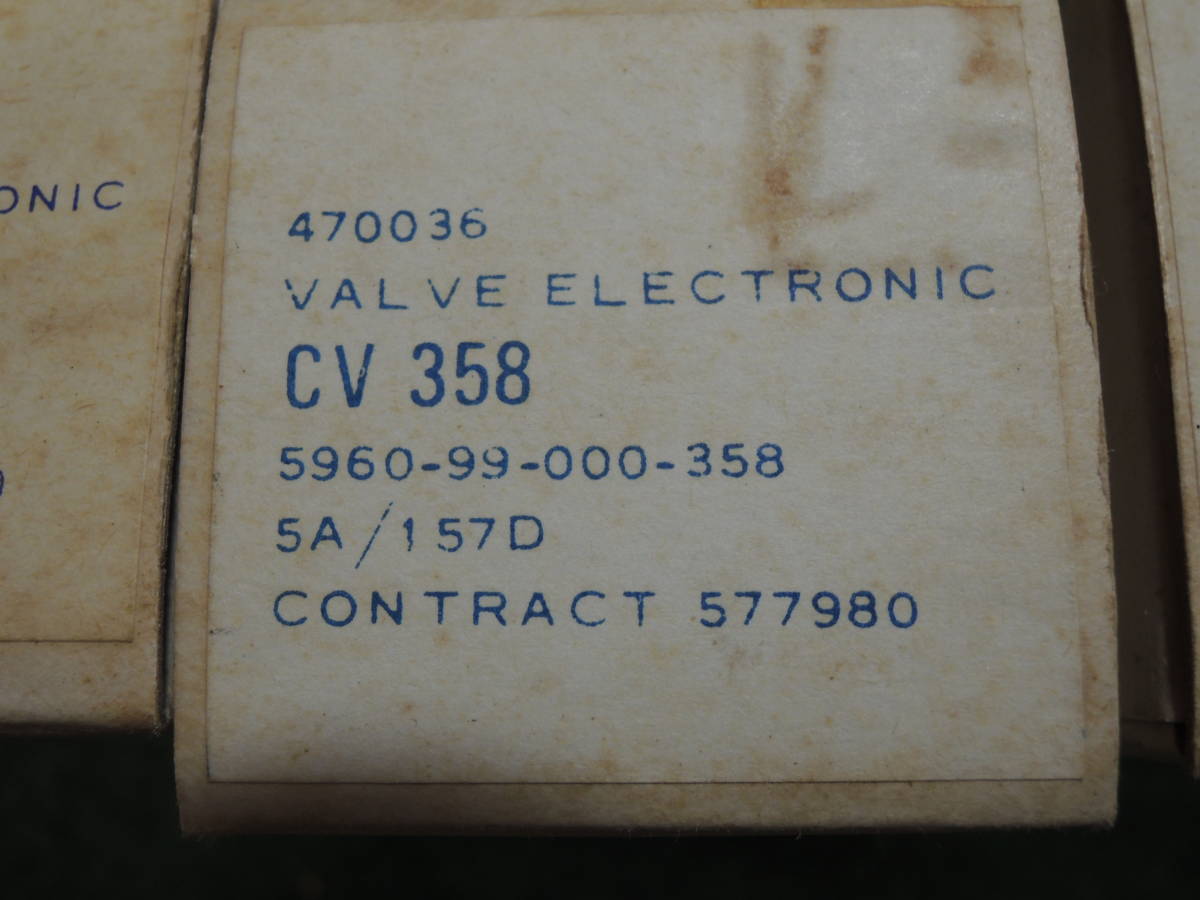  原文:ITT　CV358　（EF37A)　元箱４本