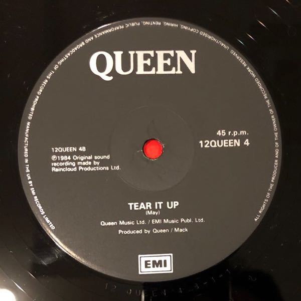 QUEEN 12インチLP 「HAMMER TO FALL」の画像6