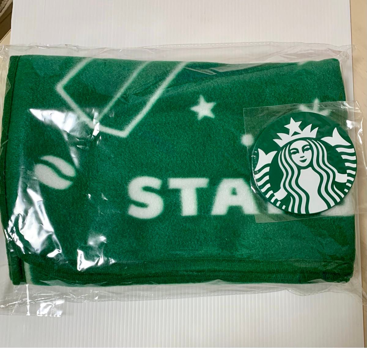 【新品未使用】福袋2022 STARBUCKS スターバックス  ミニブランケット2枚セット＆サイレンロゴコースター