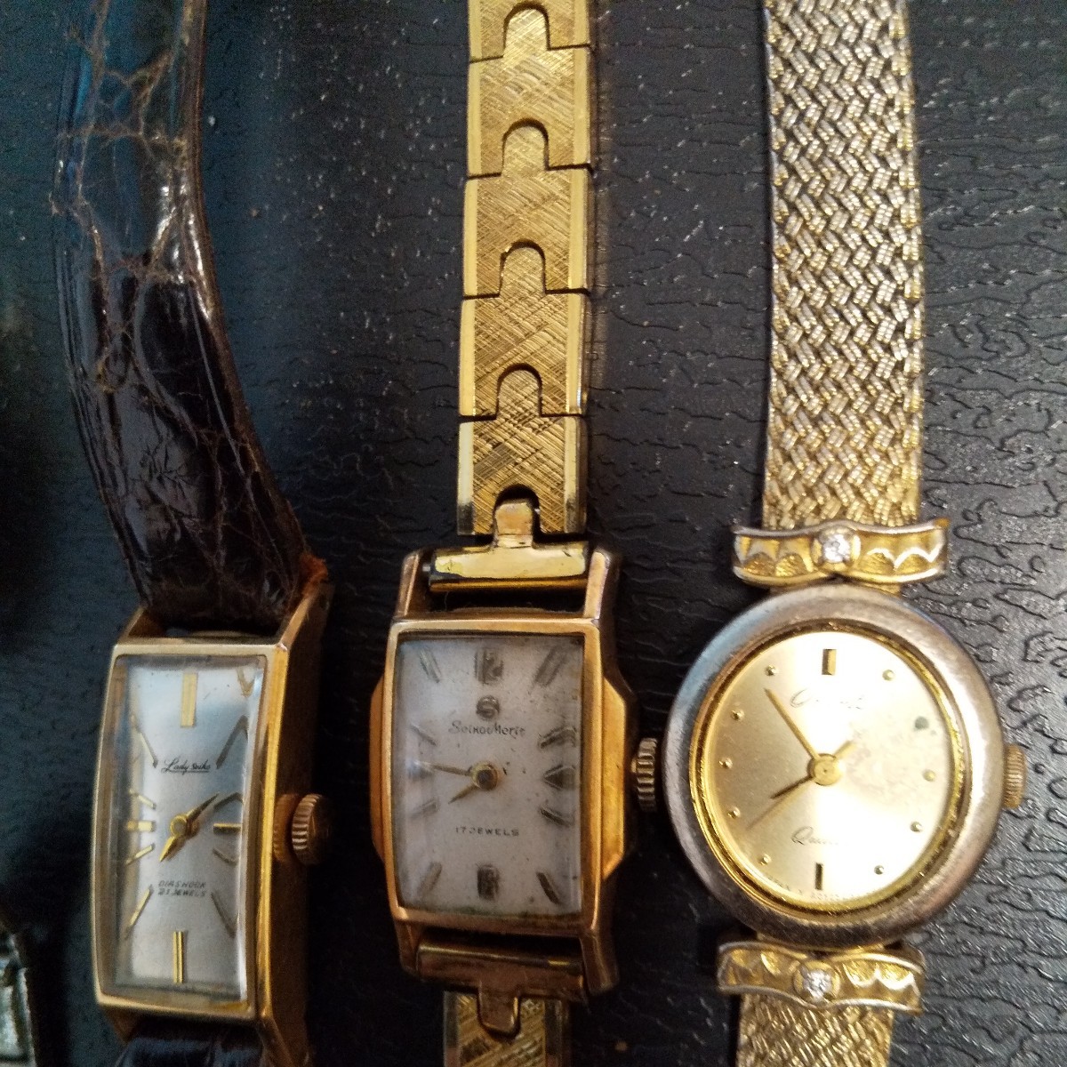 腕時計まとめて SEIKO CITIZEN ORIENTなど年代物 腕時計 レトロ アンティーク ヴィンテージ合計15個ジャンク_画像6