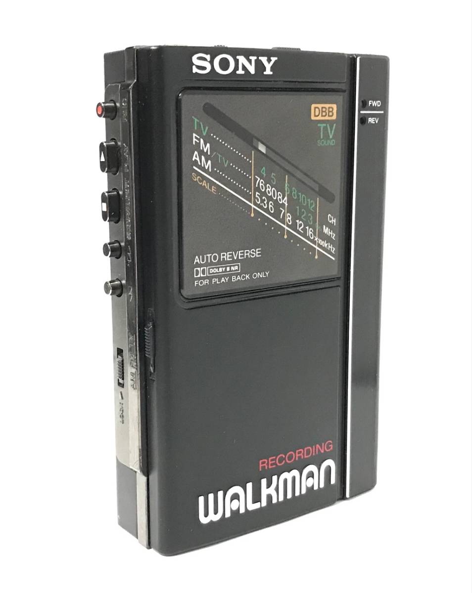 [極上美品][美音][整備品] SONY ウォークマン WM-F404 電池ボックス付き (カセットテープ 再生/録音、ラジオ AM/FM)_画像2