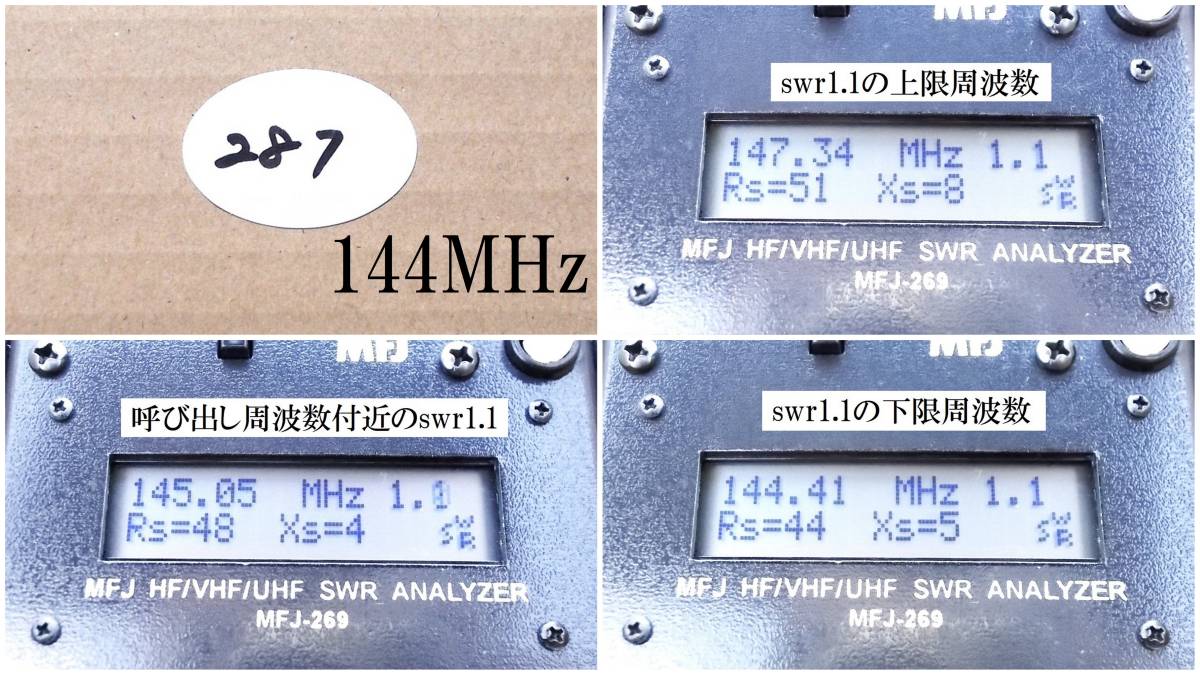 自作　　144MHz/430MHz　デュアル 八木アンテナ 287　残り2本_画像4