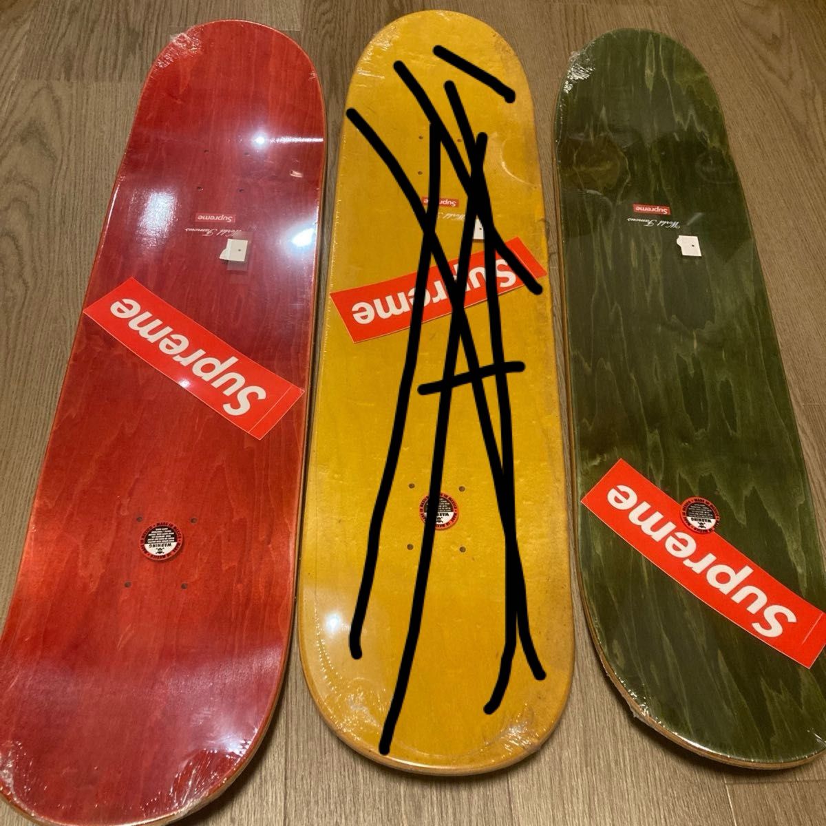 新品 Supreme シュプリーム スケボーデッキ gonz Skateboard スケートボード　２枚　セット