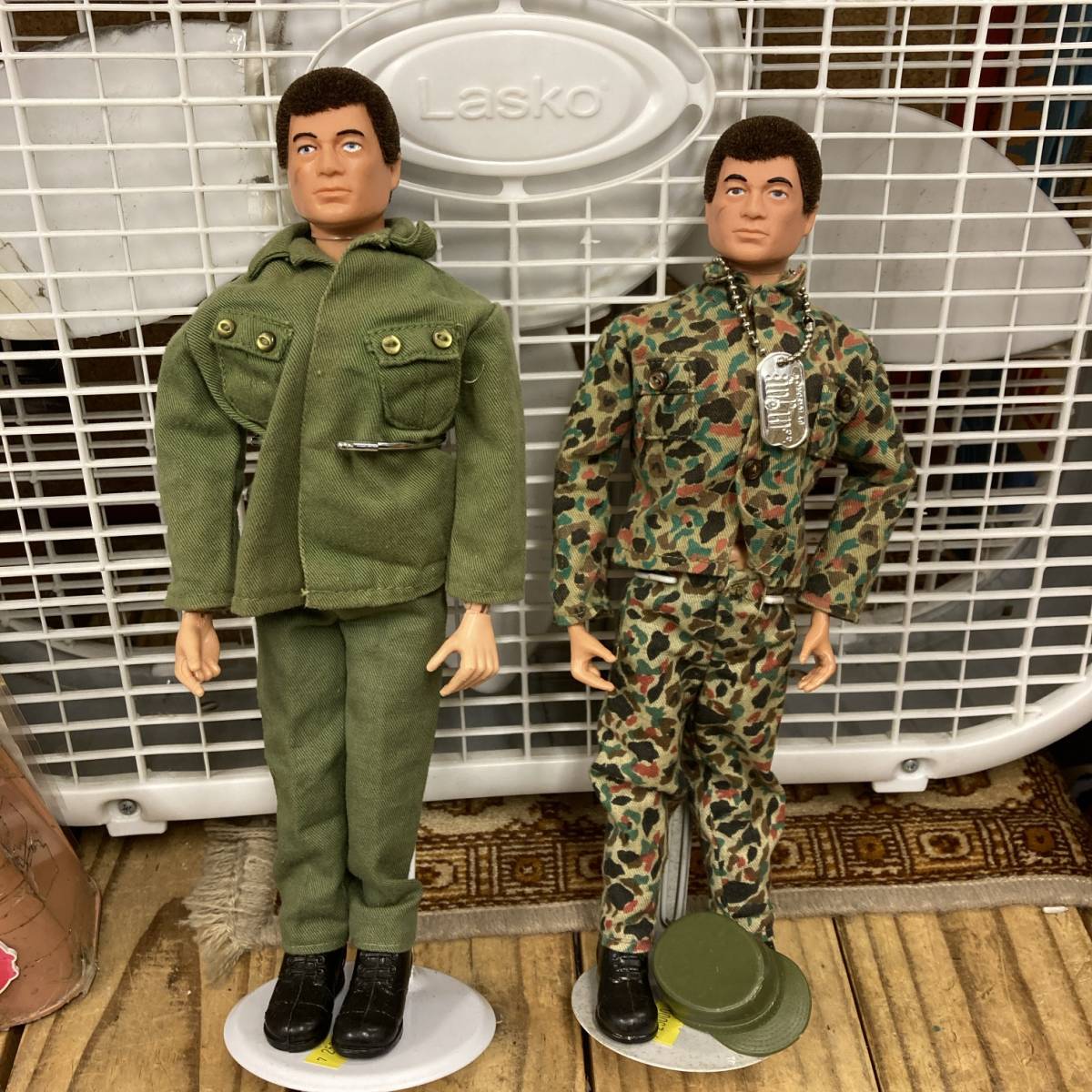 \\ Vintage GI Joe doll 2 point set * military, figure 