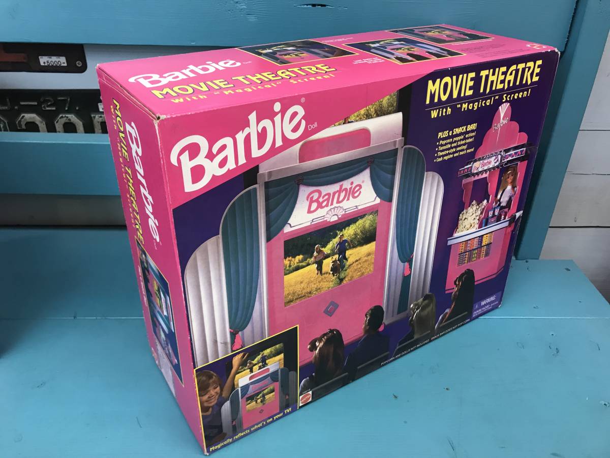 [BARBIE* Barbie ]1995 year * movie theatre theater Play set *MOVIE THEATRE with Magical Screen* dead stock * unopened *Mattel/ Mattel 