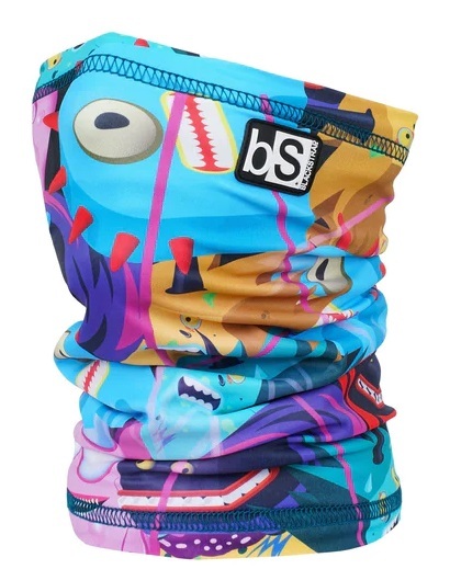 BlackStrap KIDS' DUAL LAYER TUBE NECK WARMER PRINTS Color: Monster Discoサイズ：子ども用フリー概ね2～7歳向け定価￥4400バーゲン価格_画像1