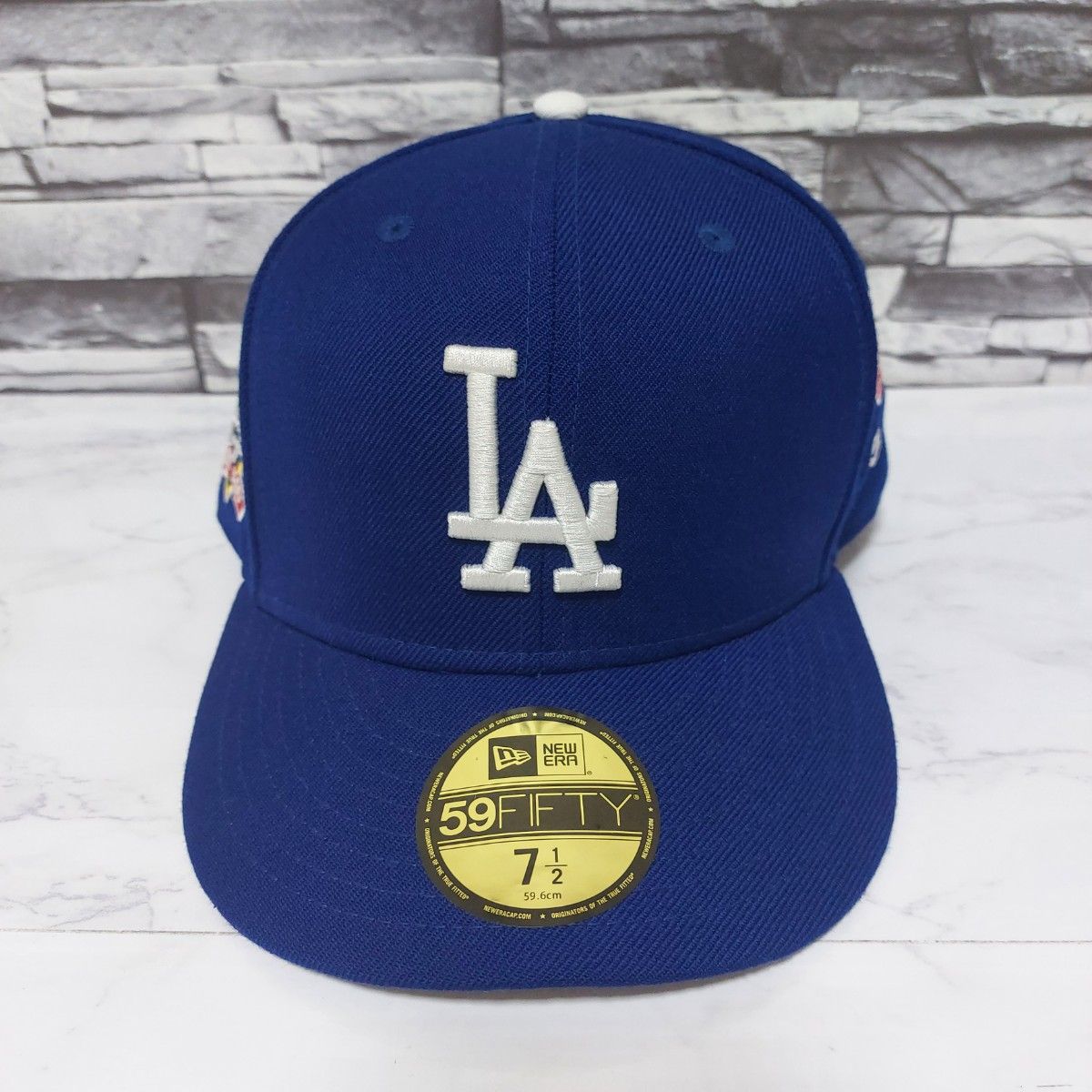 【NEW ERA × ロサンゼルス・ドジャース】美品ベースボールキャップ 帽子  ニューエラ 希少デザイン 50周年 １００周年