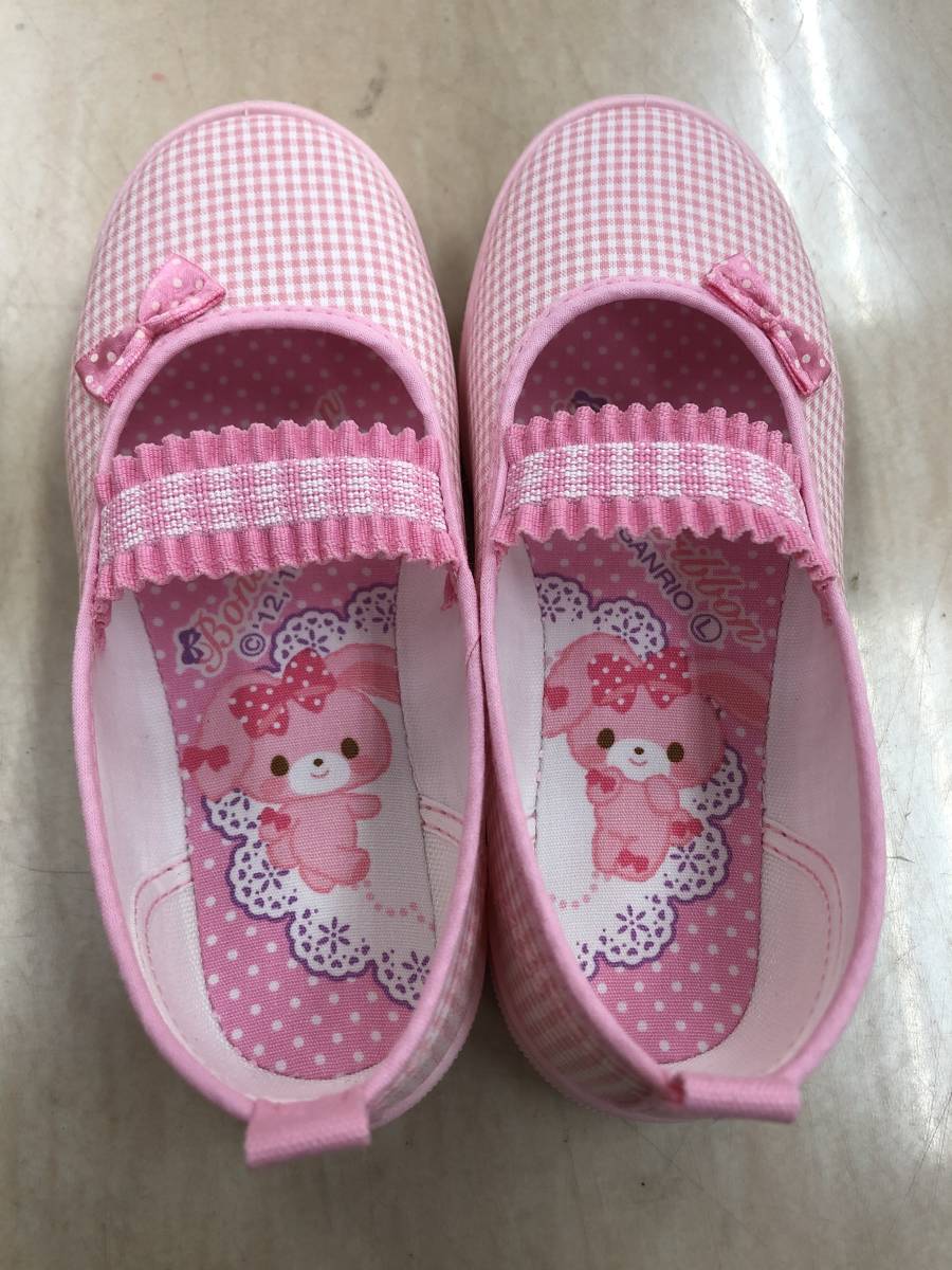  новый товар быстрое решение 19.0cm*ASAHI Asahi сменная обувь сверху обувь Sanrio .... Ribon S01 Kids школьные туфли * безопасность безопасность оборка частота! сделано в Японии 
