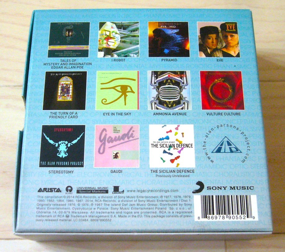 希少未発表 11CD BOX アラン パーソンズ プロジェクト THE COMPLETE ALBUMS COLLECTION シシリアン ディフェンス The Alan Parsons Project_画像3