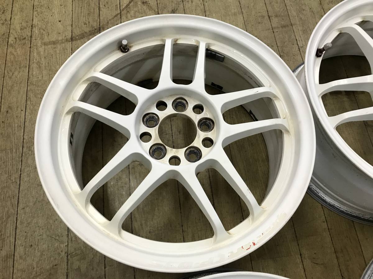 希少 鍛造 FORGED Racing Hart CP-035 16インチ 7J+45 PCD100 5穴 4本 鍛栄舎 タケチプロジェクト レーシングハート 86 BRZ インプレッサ_画像4