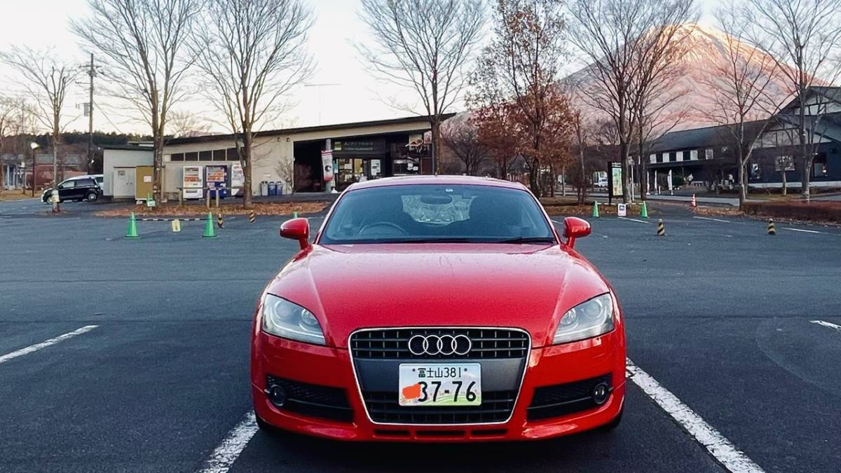 audi TT アウディ 赤 8J 1980cc 118000km 4人乗 絶好調 静岡東部より DCT6速 ターボ車 天井垂れあり画像確認 トノカバー外れ_画像4