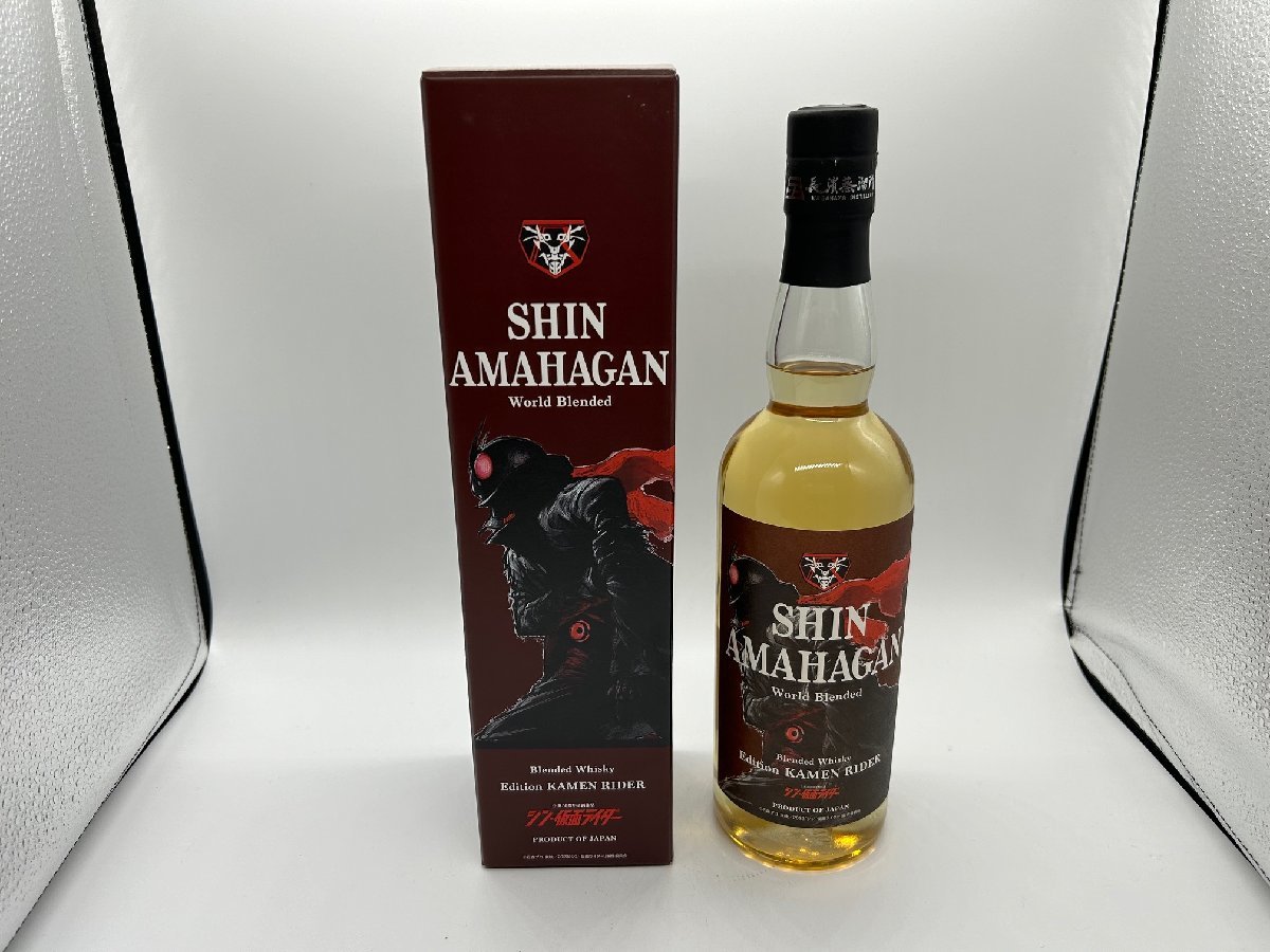 【1円スタート】 シン・アマハガン ワールドブレンデッド エディション 仮面ライダー 700ml 47%_画像2