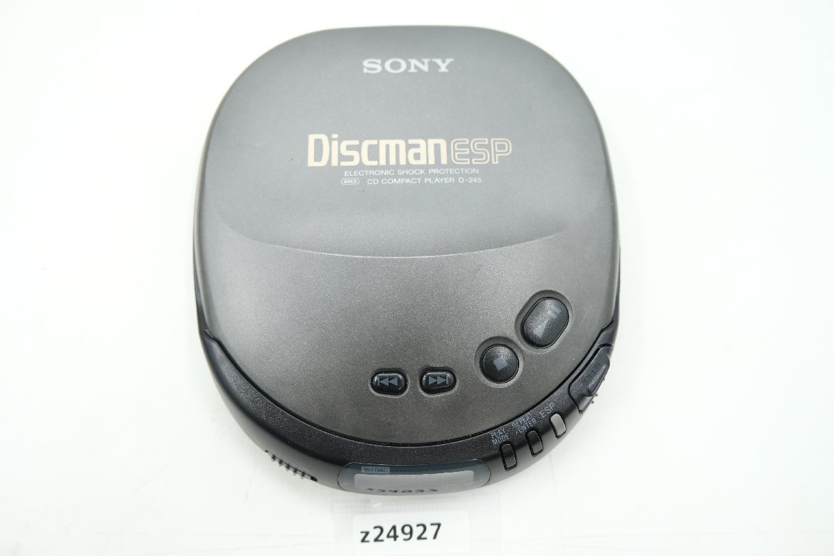 【z24927】SONY ソニー Discman ディスクマン D-245 CDプレーヤー 動作確認済み_画像1