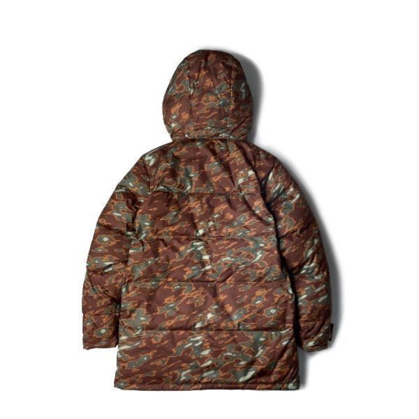 1円～!売切!【正規新品】THE NORTH FACE PRINTED 77 BROOKS RANGE JACKET ブルックス レンジ ダウン 防寒 入手困難(S)茶 迷彩柄 190122-160_画像10